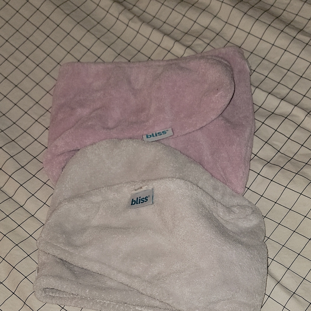 Bliss Soft Pink and Gray Headbands